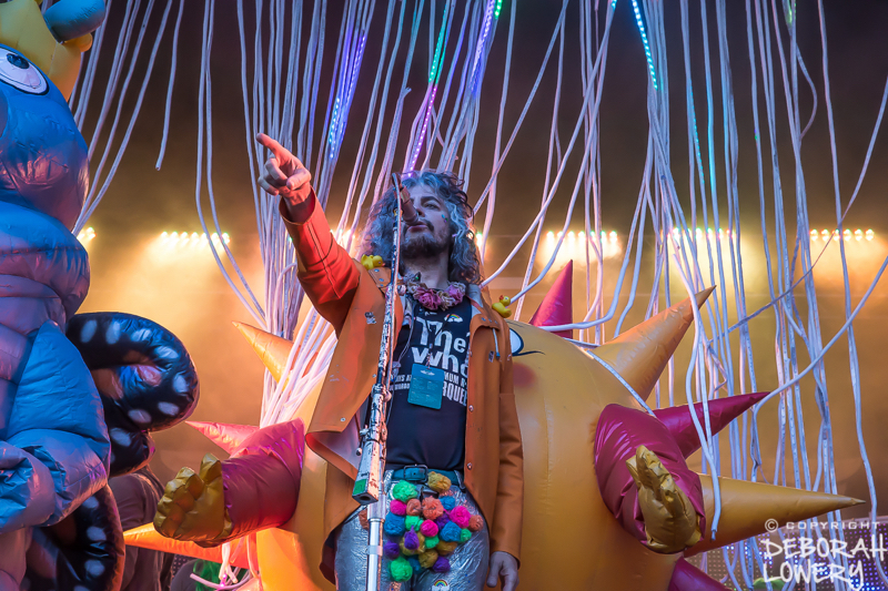 Wayne Coyne of The Flaming Lips onstage at Grand Point North