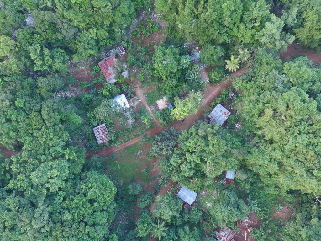 El Choco - Drone shot of the village in the daytime